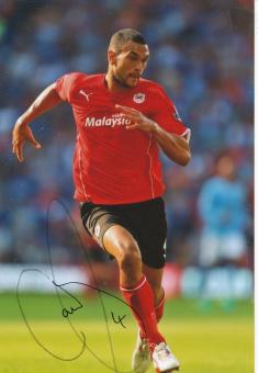 Steven Caulker  Cardiff City  Fußball Autogramm Foto original signiert 