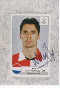 Kees van Wonderen  Feyenoord Rotterdam  Fußball Autogramm Foto original signiert 
