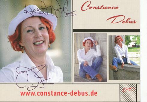 Constance Debus  Clownmödiantin  Autogrammkarte original signiert 