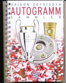 FC Bayern München Autogramm Sammler 2013/2014 