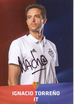 Ignacio Torreno  FC Basel  2019/2020  Fußball Autogrammkarte  original signiert 