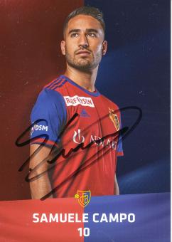 Samuele Campo  FC Basel  2019/2020  Fußball Autogrammkarte  original signiert 