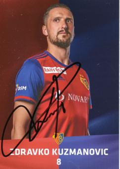 Zdravko Kuzmanovic  FC Basel  2019/2020  Fußball Autogrammkarte  original signiert 