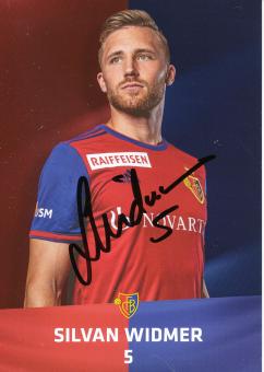 Silvan Widmer  FC Basel  2019/2020  Fußball Autogrammkarte  original signiert 