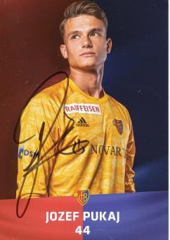 Jozef Pukaj  FC Basel  2019/2020  Fußball Autogrammkarte  original signiert 