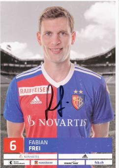 Fabian Frei  FC Basel  2018/2019  Fußball Autogrammkarte  original signiert 