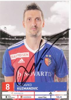 Zdravko Kuzmanovic  FC Basel  2018/2019  Fußball Autogrammkarte  original signiert 