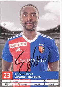 Eder Balanta  FC Basel  2018/2019  Fußball Autogrammkarte  original signiert 