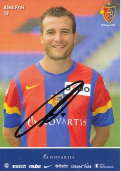 Alex Frei  FC Basel  2010/2011  Fußball Autogrammkarte  original signiert 