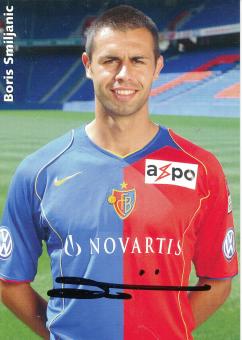 Boris Smiljanic  FC Basel  Fußball Autogrammkarte  original signiert 