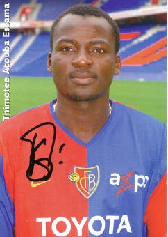 Thimotee Atouba  FC Basel  Fußball Autogrammkarte  original signiert 