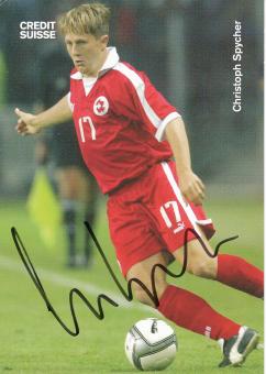 Christoph Spycher  Schweiz  Fußball Autogrammkarte  original signiert 