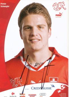 Pirmin Schwegler  Schweiz  Fußball Autogrammkarte  original signiert 