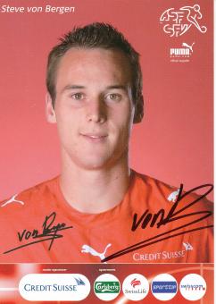 Steve von Bergen  Schweiz  Fußball Autogrammkarte  original signiert 
