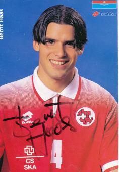 Bernt Haas  Schweiz  Fußball Autogrammkarte  original signiert 