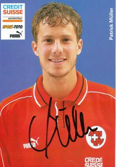 Patrick Müller  Schweiz  Fußball Autogrammkarte  original signiert 