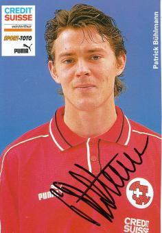 Patrick Bühlmann  Schweiz  Fußball Autogrammkarte  original signiert 