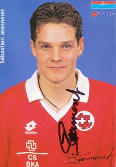 Sebastian Jeanneret  Schweiz  Fußball Autogrammkarte  original signiert 