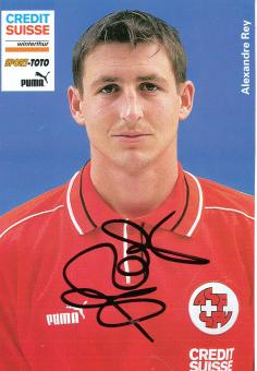 Alexandre Rey  Schweiz  Fußball Autogrammkarte  original signiert 