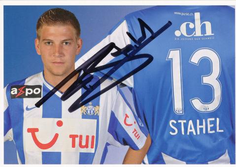 Florian Stahel  FC Zürich  2008/2009  Fußball Autogrammkarte  original signiert 