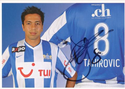 Emra Tahirovic  FC Zürich  2008/2009  Fußball Autogrammkarte  original signiert 