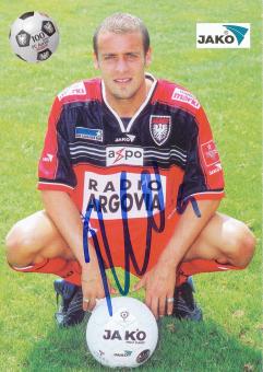 Patrick De Napoli  2001/2002  FC Aarau  Fußball Autogrammkarte  original signiert 