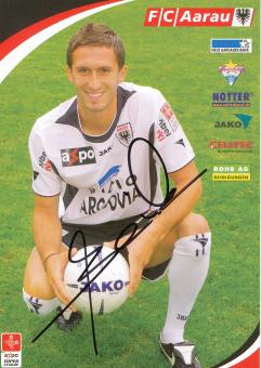 Johan Berisha  2005/2006   FC Aarau  Fußball Autogrammkarte  original signiert 