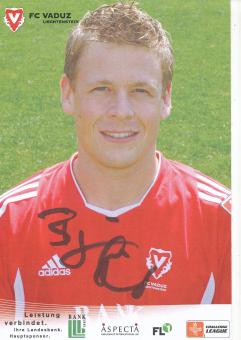 Benjamin Fischer  FC Vaduz  Fußball Autogrammkarte  original signiert 