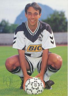 Romeo Pelosi  1992/1993  FC Lugano  Fußball Autogrammkarte  original signiert 