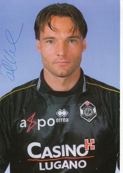 Philipp Walker  FC Lugano  Fußball Autogrammkarte  original signiert 