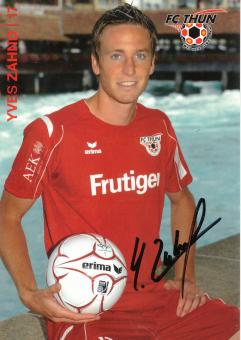 Yves Zahnd  FC Thun  Fußball Autogrammkarte  original signiert 