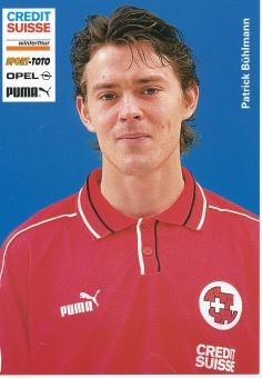 Patrick Bühlmann  Schweiz Nationalteam Fußball Autogrammkarte 