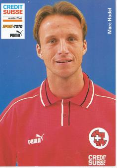 Marc Hodel  Schweiz Nationalteam Fußball Autogrammkarte 
