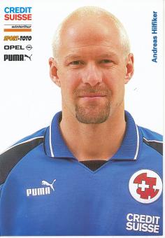 Andreas Hilfiker  Schweiz Nationalteam Fußball Autogrammkarte 