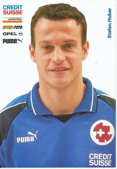 Stefan Huber  Schweiz Nationalteam Fußball Autogrammkarte 