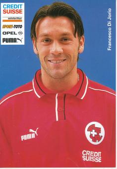 Francesco Di Jorio  Schweiz Nationalteam Fußball Autogrammkarte 
