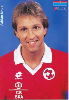 Adrian Knup  Schweiz Nationalteam Fußball Autogrammkarte 