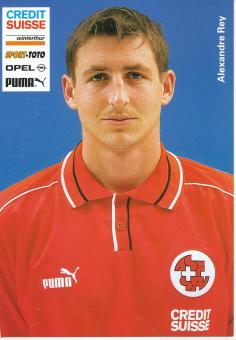 Alexandre Rey  Schweiz Nationalteam Fußball Autogrammkarte 