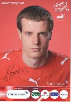 Xavier Margairaz  Schweiz Nationalteam Fußball Autogrammkarte Druck signiert 