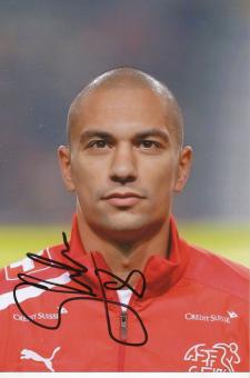 Gökhan Inler  Schweiz  Fußball Autogramm  Foto original signiert 