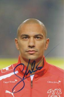 Gökhan Inler  Schweiz  Fußball Autogramm  Foto original signiert 