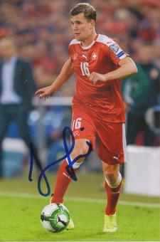 Fabian Frei  Schweiz  Fußball Autogramm  Foto original signiert 