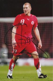 Stephane Grichting  Schweiz  Fußball Autogramm  Foto original signiert 