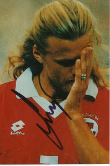 Alain Sutter  Schweiz  Fußball Autogramm  Foto original signiert 