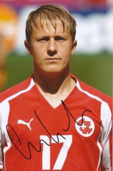 Christoph Spycher   Schweiz  Fußball Autogramm  Foto original signiert 