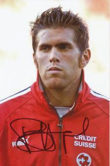 Benjamin Huggel  Schweiz  Fußball Autogramm  Foto original signiert 