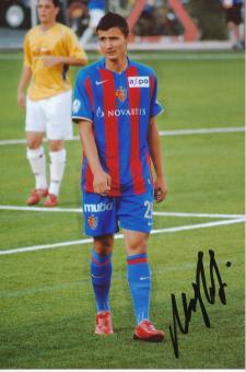 Orhan Mustafi  FC Basel  Fußball Autogramm  Foto original signiert 