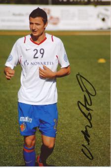 Orhan Mustafi  FC Basel  Fußball Autogramm  Foto original signiert 