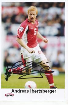 Andreas Ibertsberger  Österreich  Fußball Autogramm  Foto original signiert 