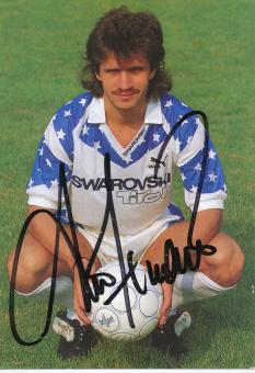 Manfred Linzmaier  FC Swarovski Tirol  Fußball Autogrammkarte  original signiert 